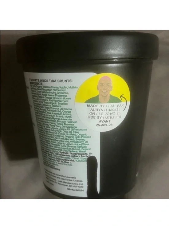 LUSH New Face and Body Mask Beauty Sleep 11.1 OZ Made Canada - Picture 4 of 6